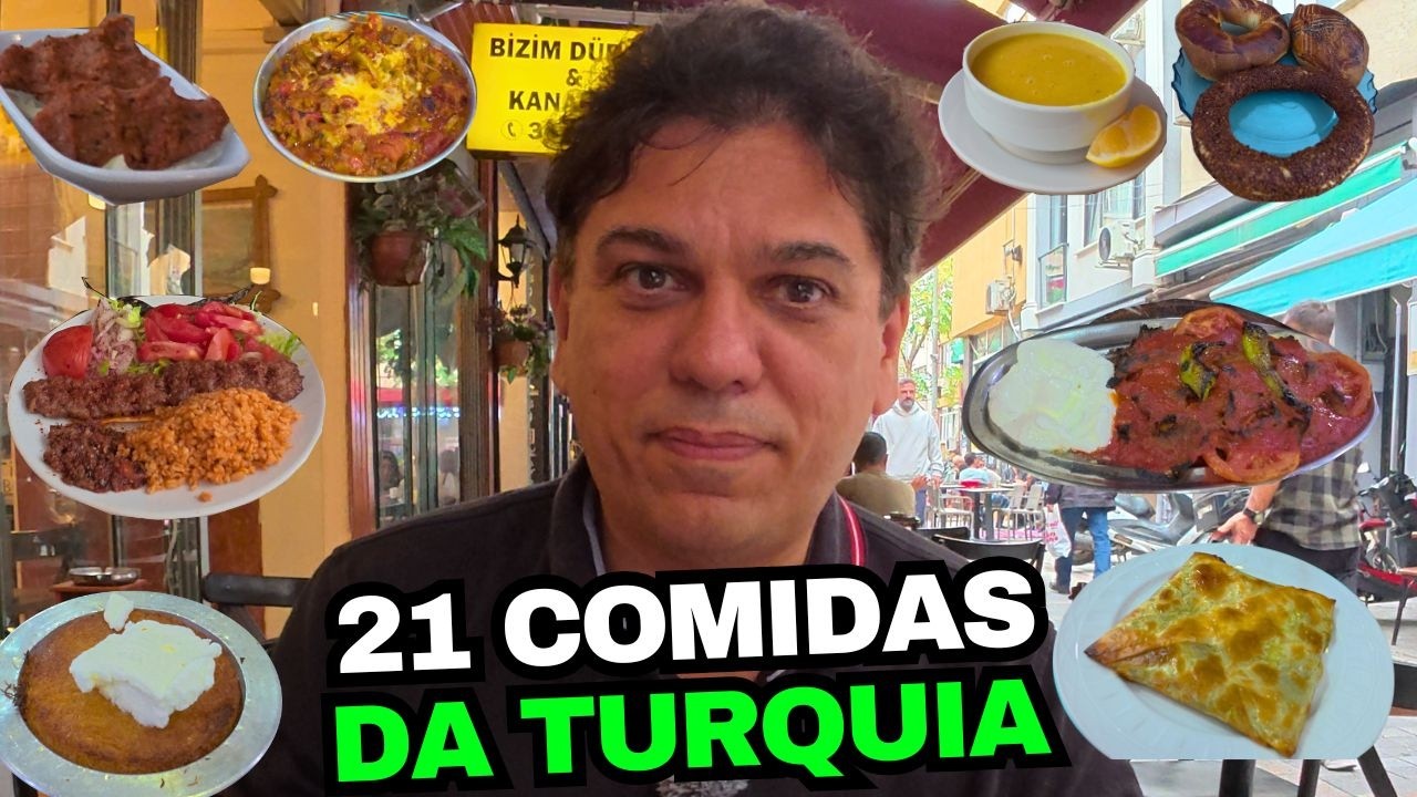 O que COMER na TURQUIA? | 21 COMIDAS TURCAS IMPERDÍVEIS 🇹🇷