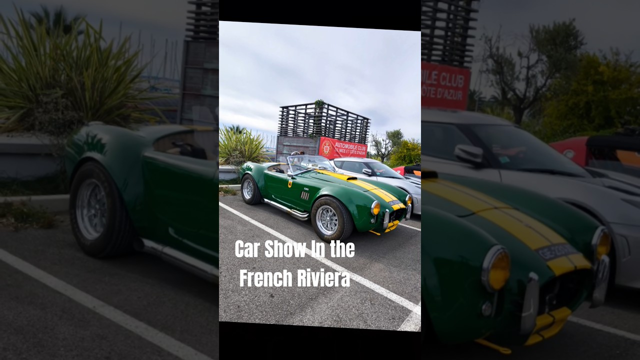 Car Show in the French Riviera 