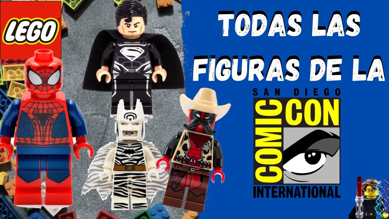 TODAS las figuras LEGO Comic-Con que existen / Minifigs And Bricks