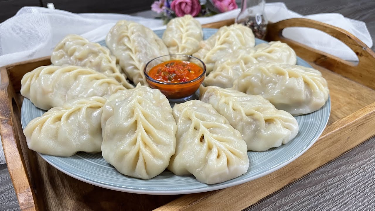 Даамдуу тамактар манты 😋 Сочные манты с тыквой 🔥