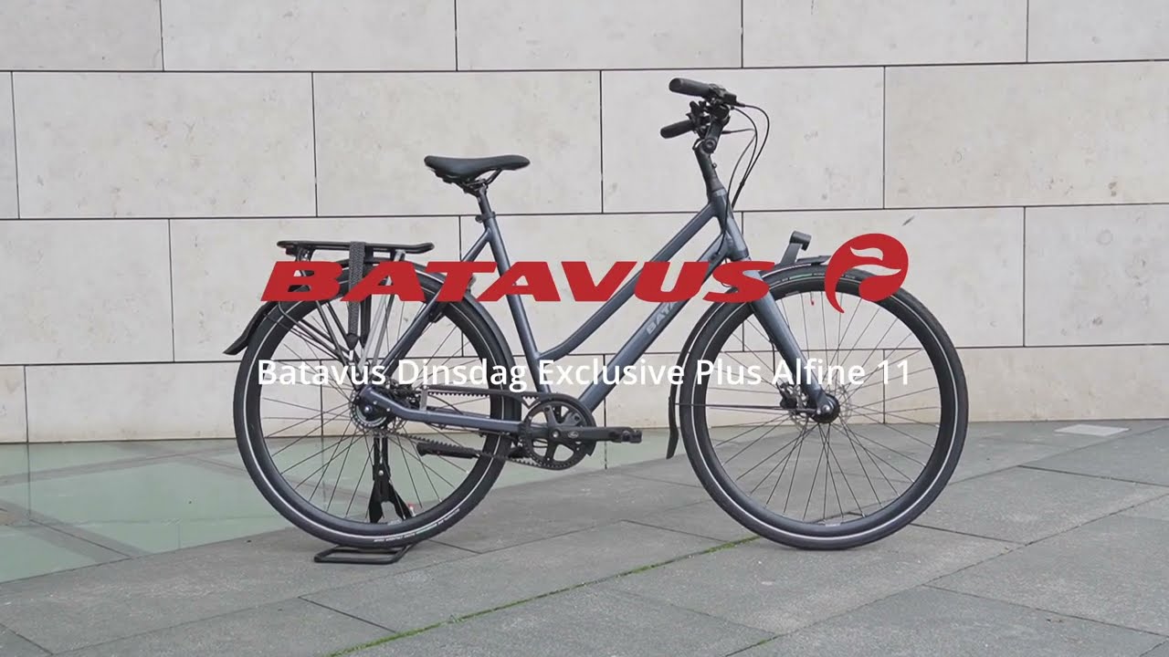 Rower z paskiem i Alfine 11 - Batavus Dinsdag Exclusive Plus