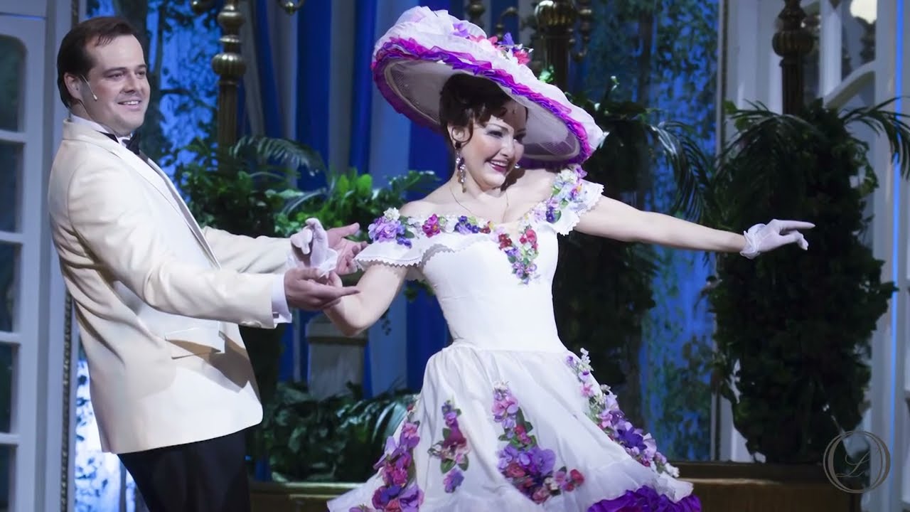 Елена Зайцева и Леонид Бахталин. Дуэт Ганны Главари и графа Данило. Франц Легар 