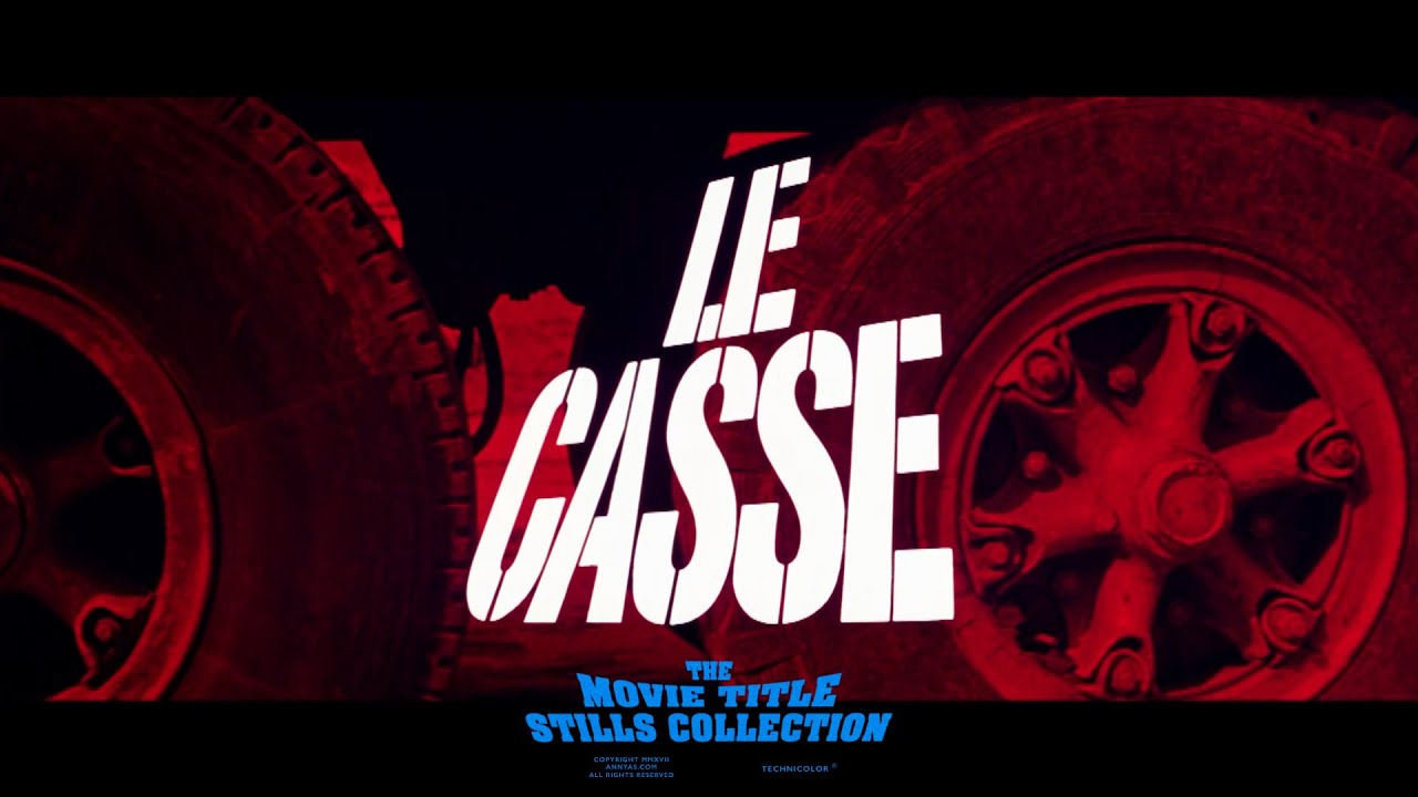 Le casse / The Burglars (1971) title sequence