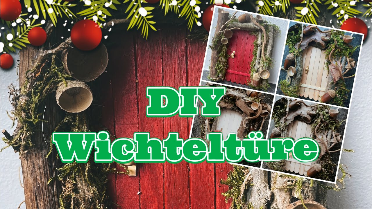 DIY WICHTELTÜRE | Wichteltüre basteln | Wichteltür | popsicle Stick | Basteln | Wichtel | Tutorial