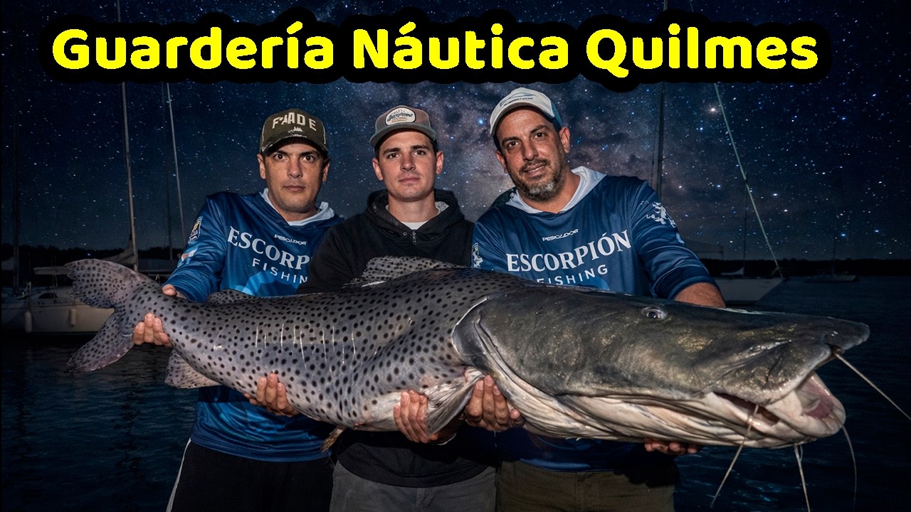 Noche de PESCA y Asadito en el Club Náutico Quilmes