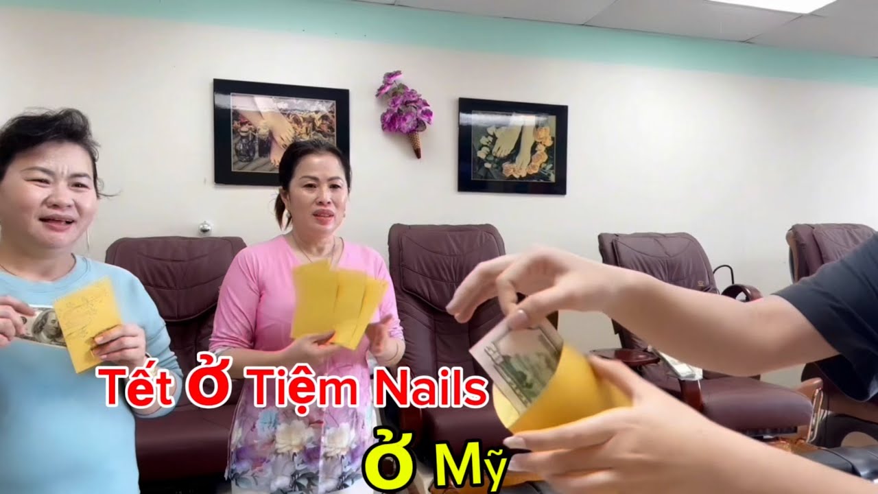 Mồng Một Tết Trong Tiệm Nails Ở Mỹ 