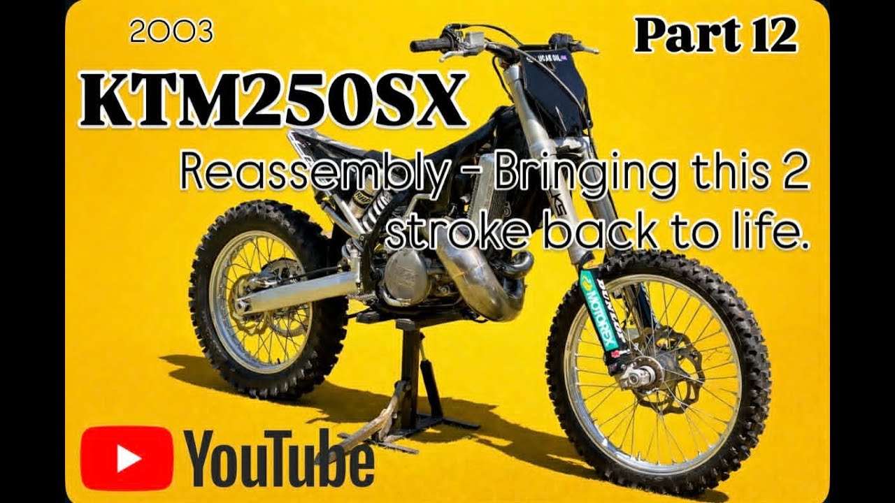 KTM250SX 2003 года. Часть 12. Сборка — возвращение к жизни этого двухтактного мотоцикла.