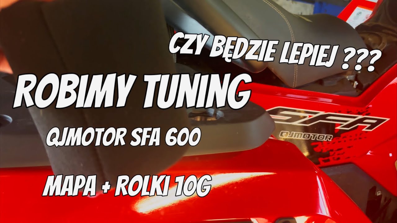 TUNING QJMOTOR SFA 600 . Uważajcie na CVT . Przebieg 1000km 
