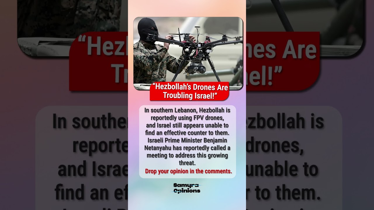 Hezbollah&rsquo;s Deadly Drone Strategy Shocks Israel | Viral Middle East Crisis #trendingnow #geopolitics