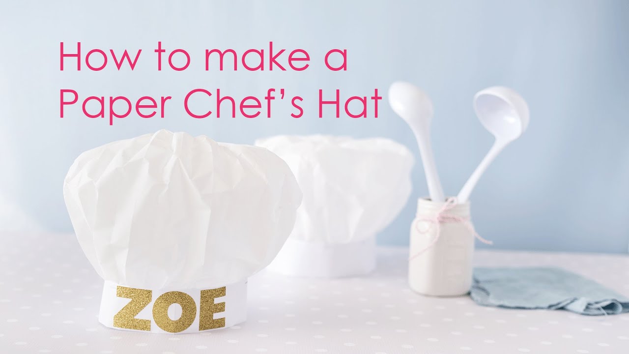 How-to make a Paper Chef's Hat