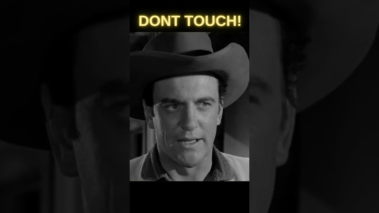 #shorts #gunsmoke 🤠Too Handsy For Matt Dillon⛔🐱 #marshaldillon