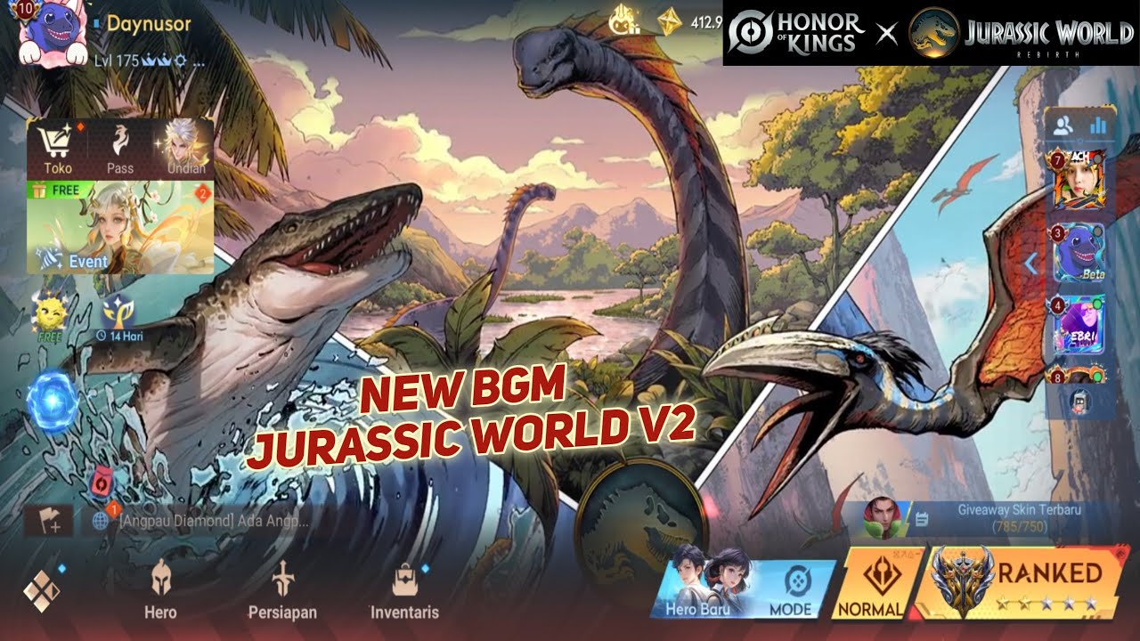 [V2] BGM HoK &times; Jurassic World Rebirth Music Theme - Honor of Kings