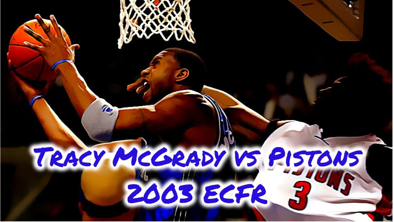 Tracy McGrady vs Detroit Pistons: 2003 ECFR (Playoffs Series Highlights)