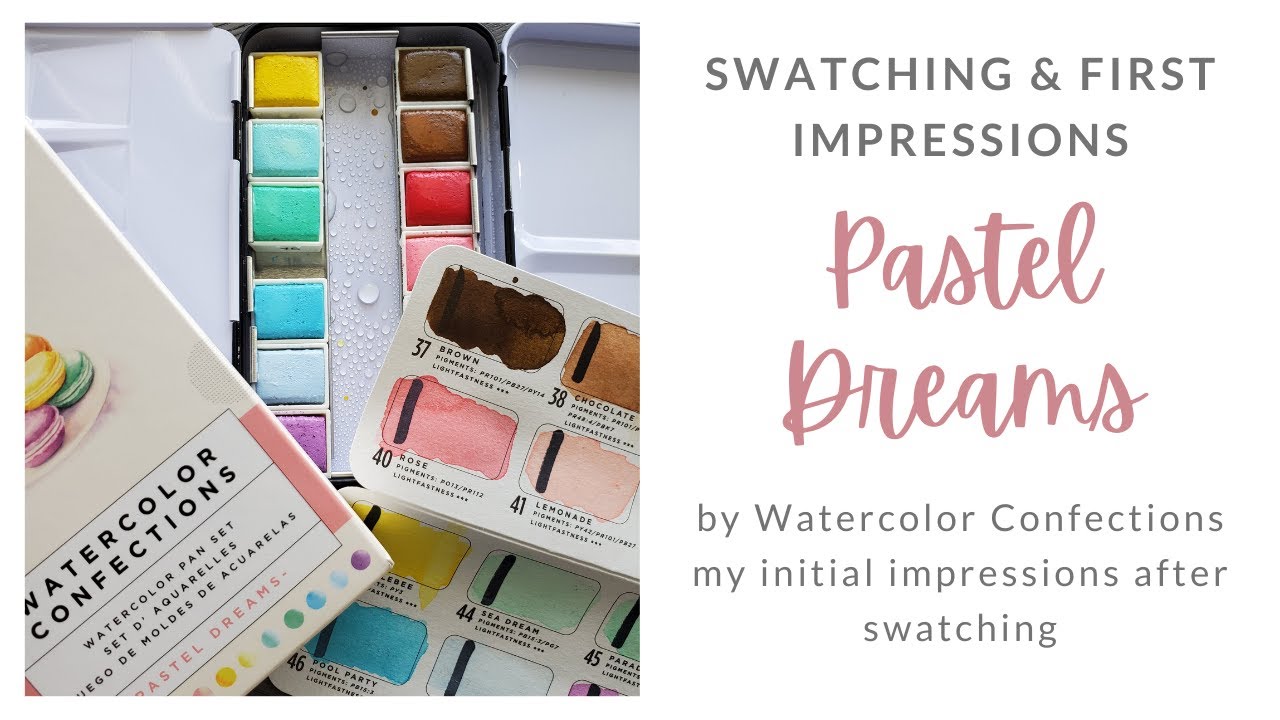 Pastel Dreams by Watercolor Confections | Swatching and First Impressions