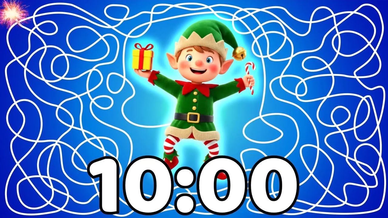 10 Minute [CHRISTMAS] Timer 🎁🎄✨ | Elf Timer | Magical Countdown!
