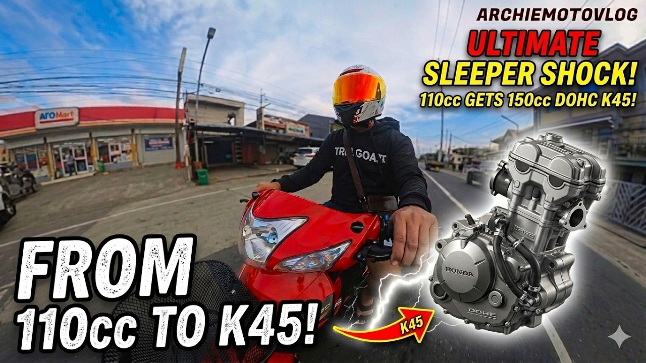 HONDA WAVE100 x CBR150R engine K45