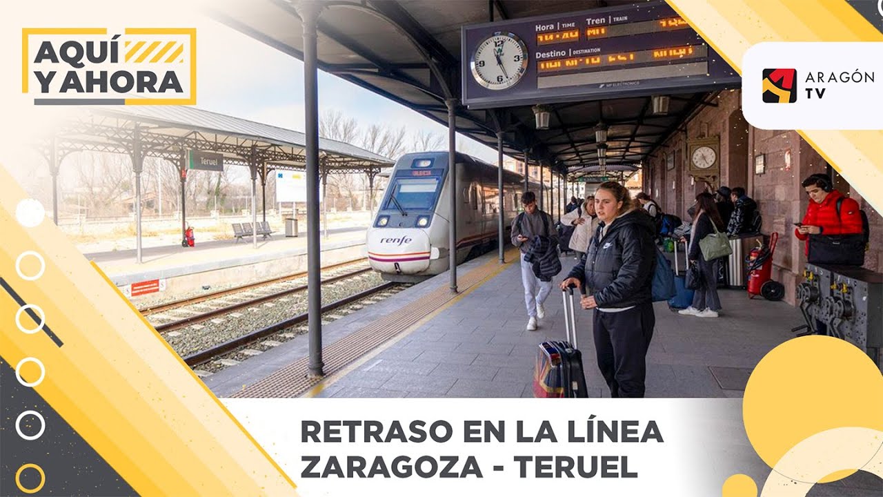 Se retrasa la apertura de la línea de tren Zaragoza - Teruel