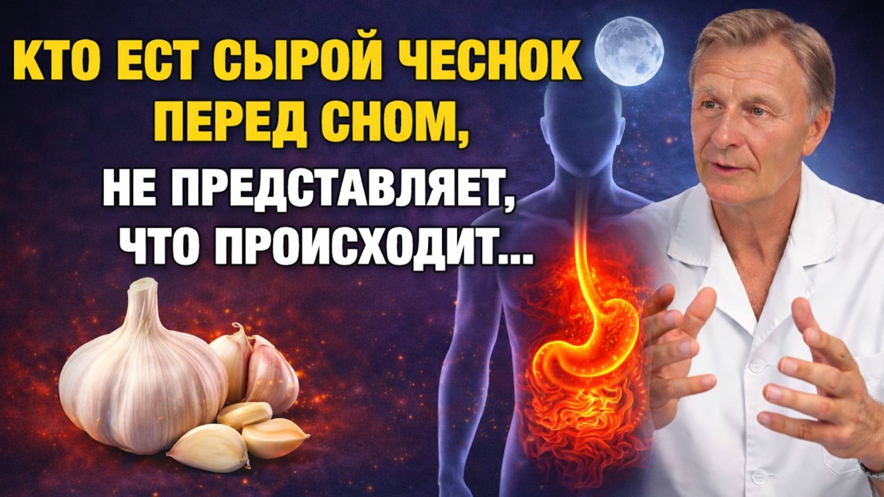 Чеснок на ночь: простой секрет для сосудов, сердца и иммунитета