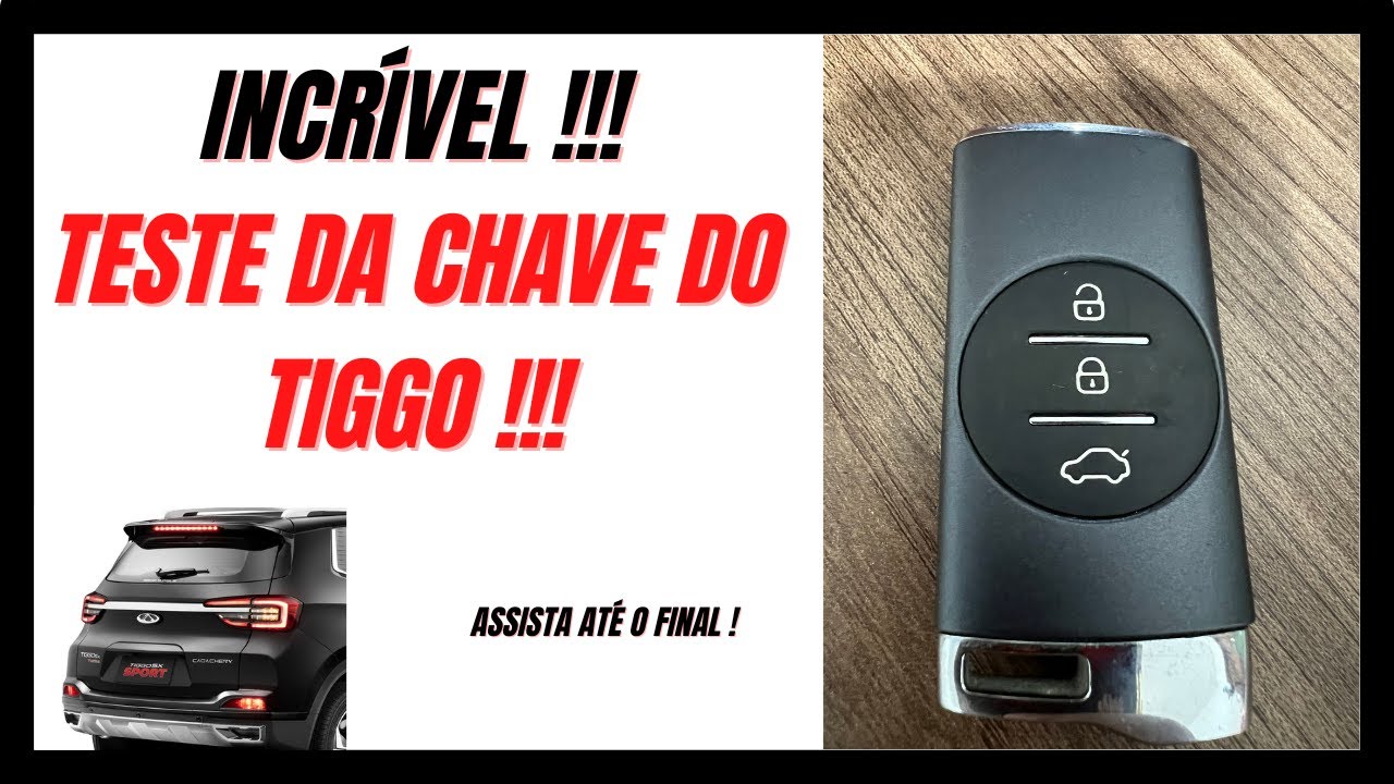 INÚMERAS FUNÇÕES DA CHAVE DO CAOA CHERY TIGGO 5X SPORT !!!  #carros #automobile #auto