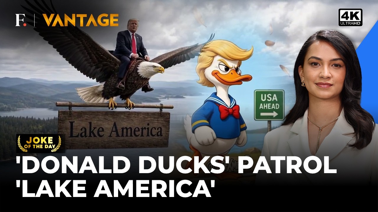 Trump's 'Donald Ducks' At 'Lake America' Mocks Canada & Carney? Internet Agrees | Vantage | 4K