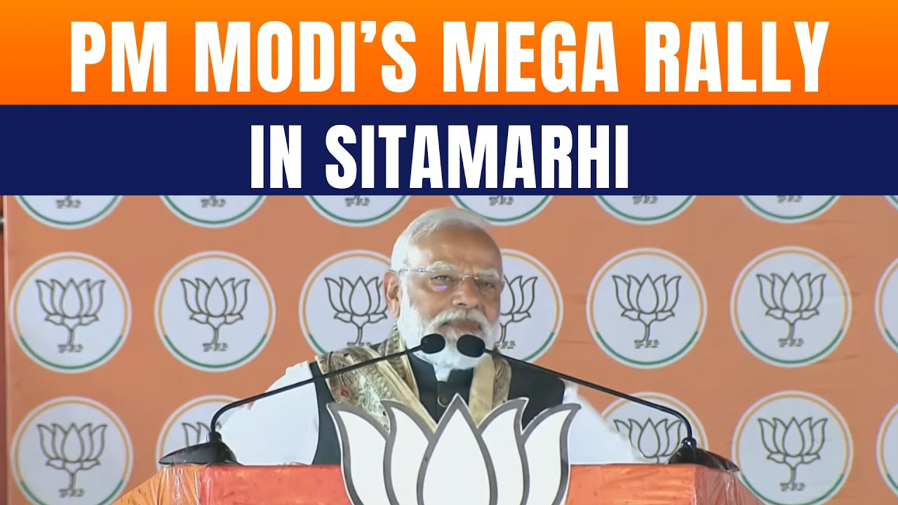 LIVE: PM Modi Addresses Huge Public Rally In Sitamarhi | Bihar | News9