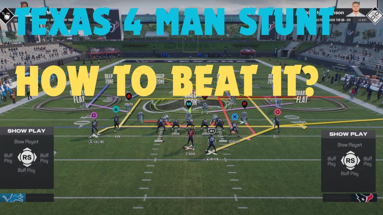 Countering The Texas 4 Man Stunt - Madden 26