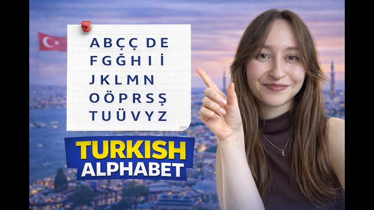 Turkish Alphabet in 20 minutes