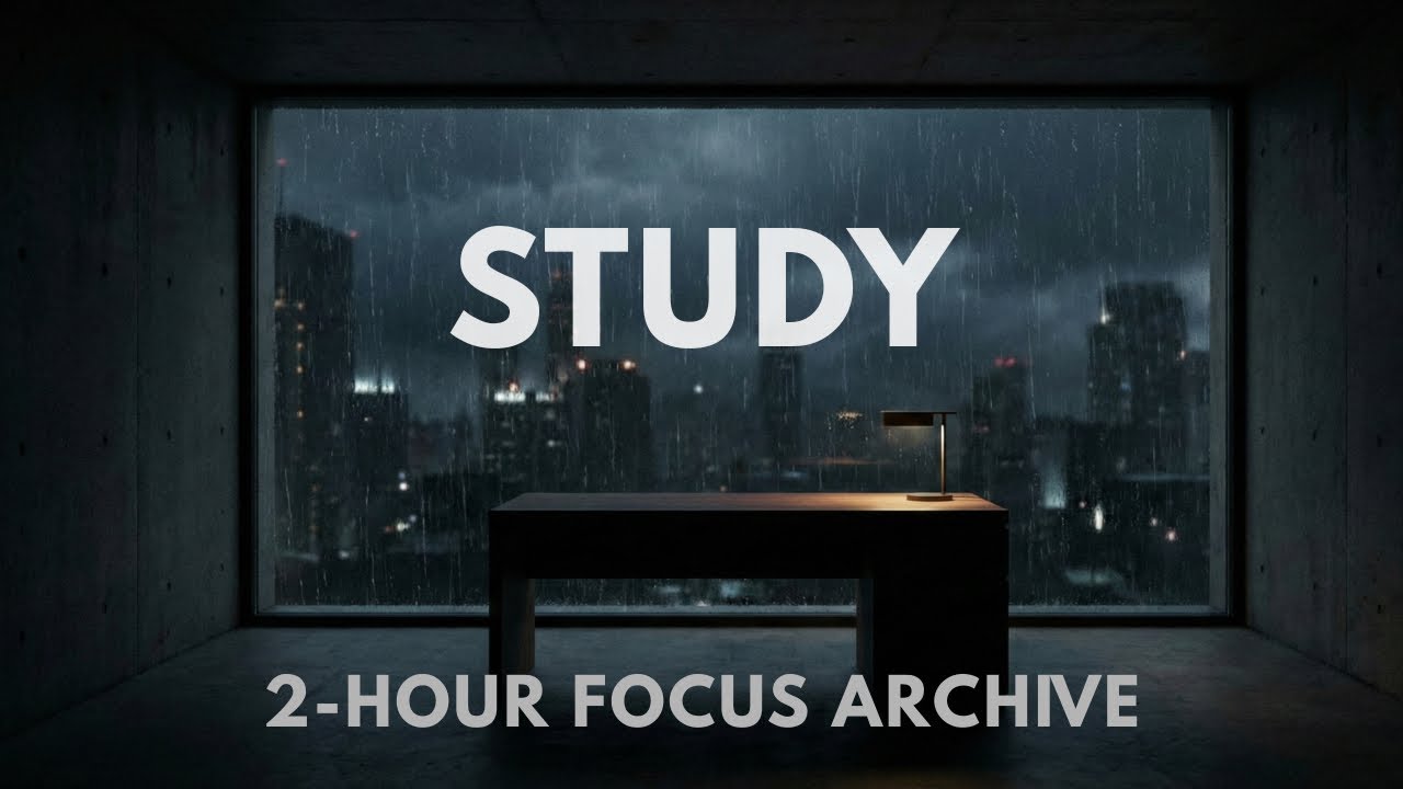 STUDY MUSIC FOR PRODUCTIVITY | 2-Hour Deep Focus Session | No Vocals / Beatless
