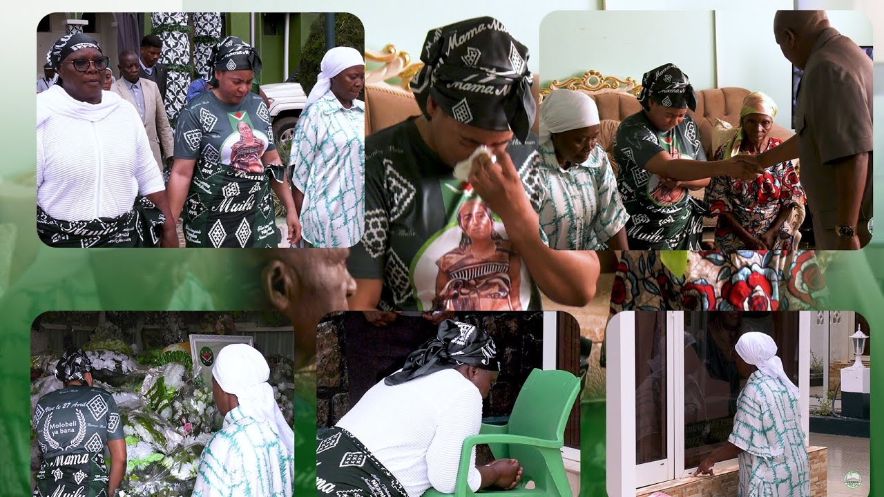 AUDIENCE ET VISITE DE LA FAMILLE SAINTE AU MAUSOLÉE DE PPA JOSEPH DIANGIENDA KIANGANI DU 20 NOV 2024