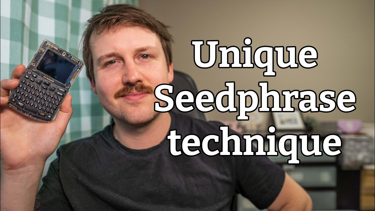 How to make Parent and Child Seed Phrases W/ COLDCARD Q