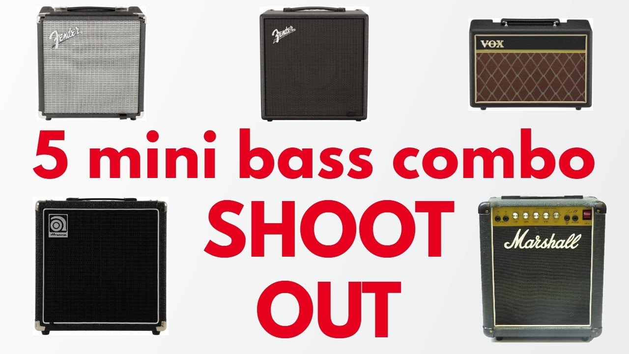 2020 bass combo amp shootout (Ampeg BA108, Fender Rumble LT25, Fender Rumble 15 incl. Vox, Marshall)
