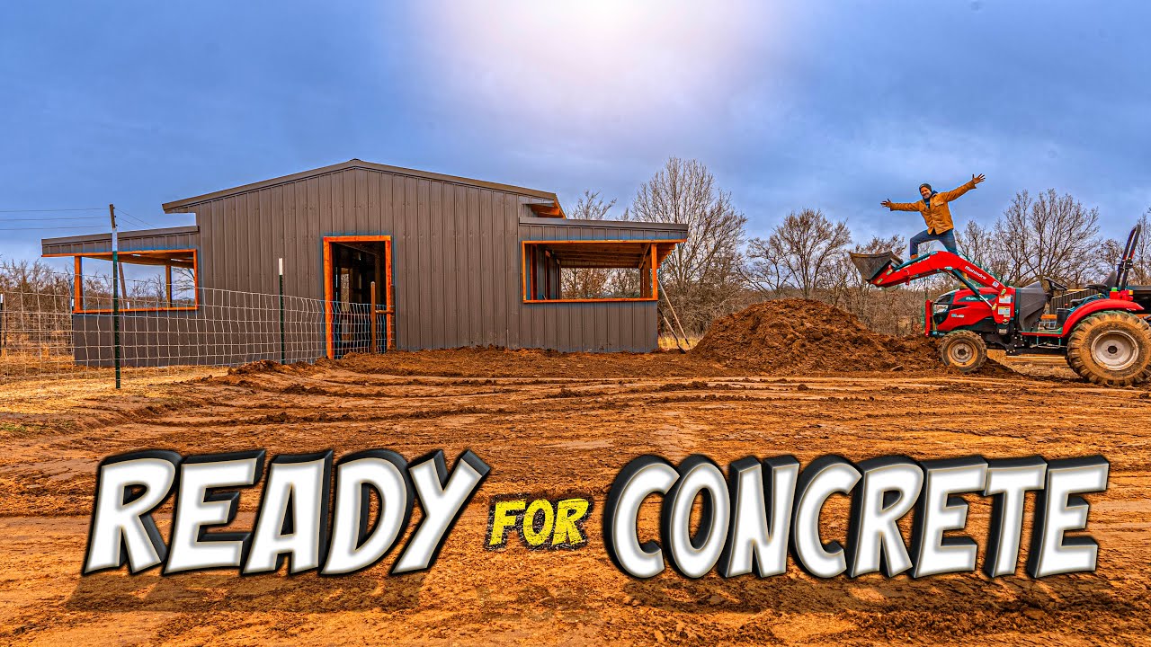 Major Prep Work for Concrete! DIY Barn Build // Ranch // Homestead // Farm