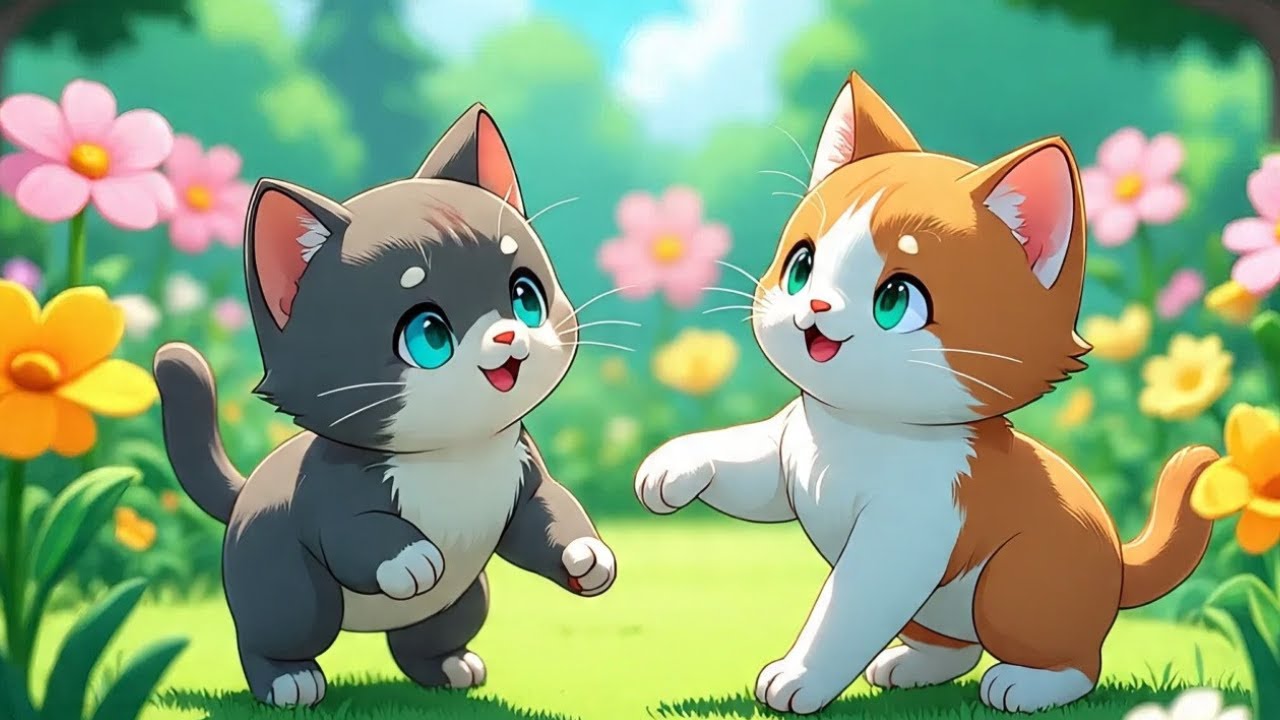 Anak Kucing Meong Meong 😻 Kucing Joget Lucu 🥳 Lagu Anak Indonesia