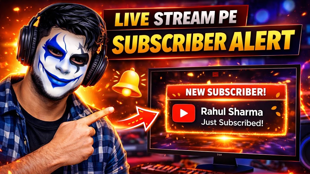 How to Add Subscriber Alert on Live Stream (OBS + Mobile) | Full Setup 2026