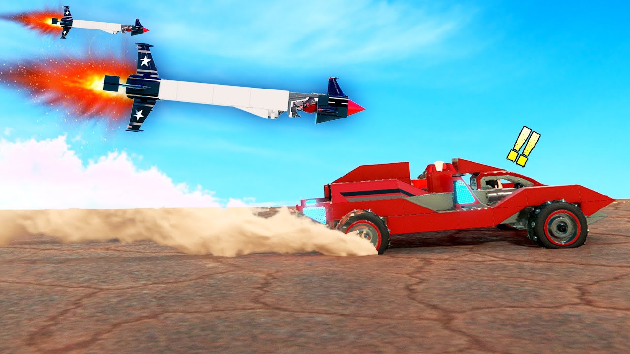 Human Guided Missiles VS Cars!