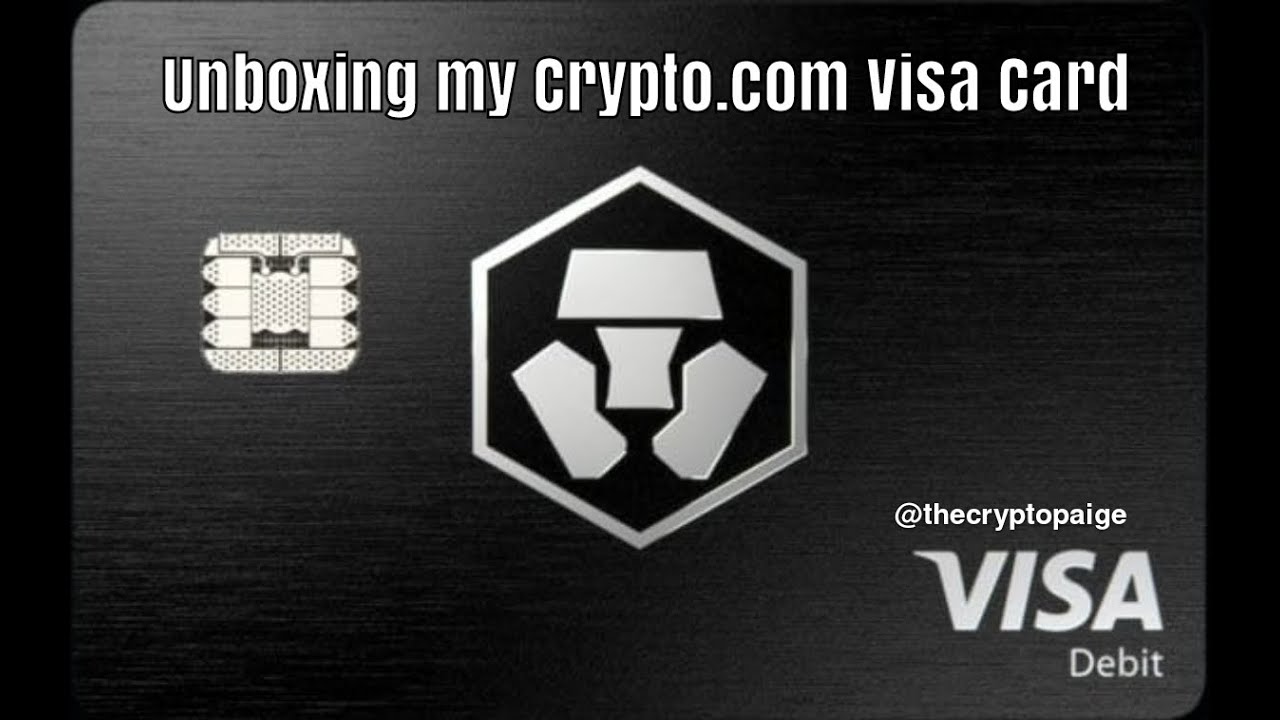 Unboxing My Crypto.com Visa Card