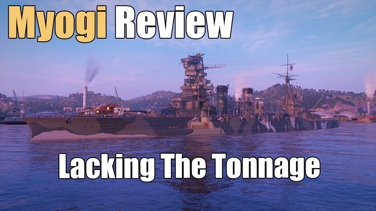 Myogi Review: Lacking The Tonnage | World of Warships Legends | 4k