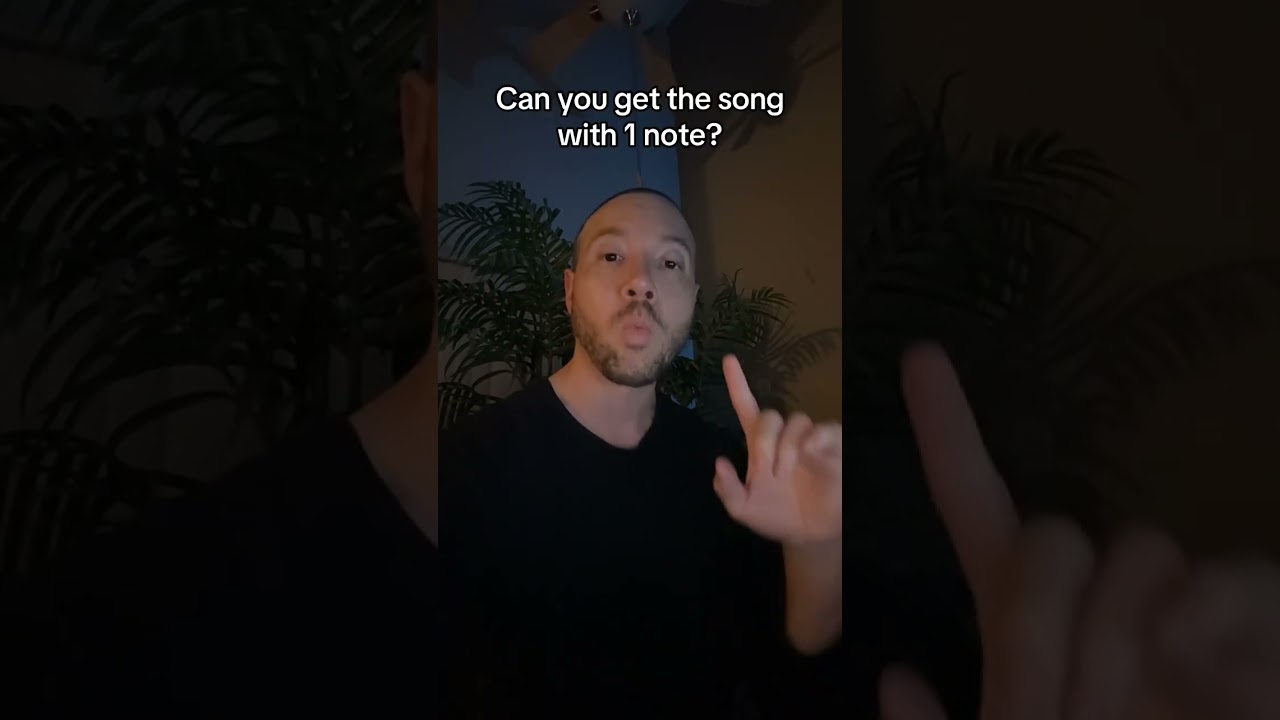 Can You Guess This Song By Only Hearing 1 Note? #shorts #challenge