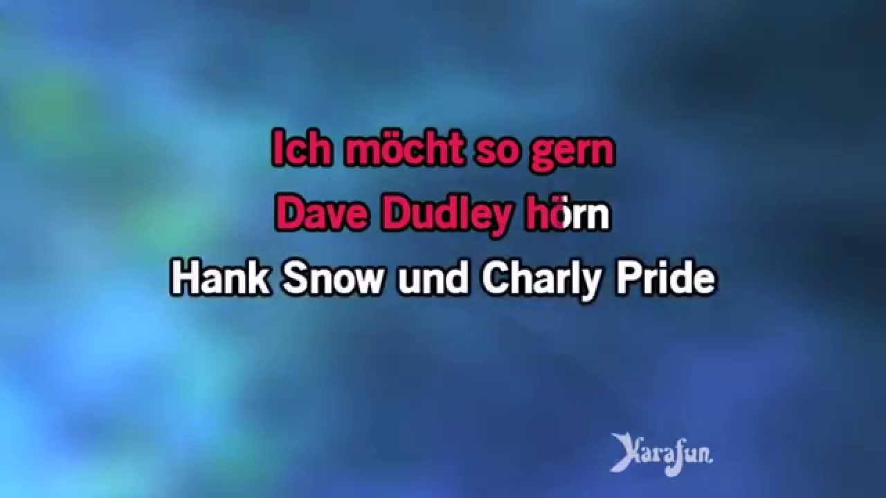 Karaoke Ich möcht' so gern Dave Dudley hör'n - Truck Stop *