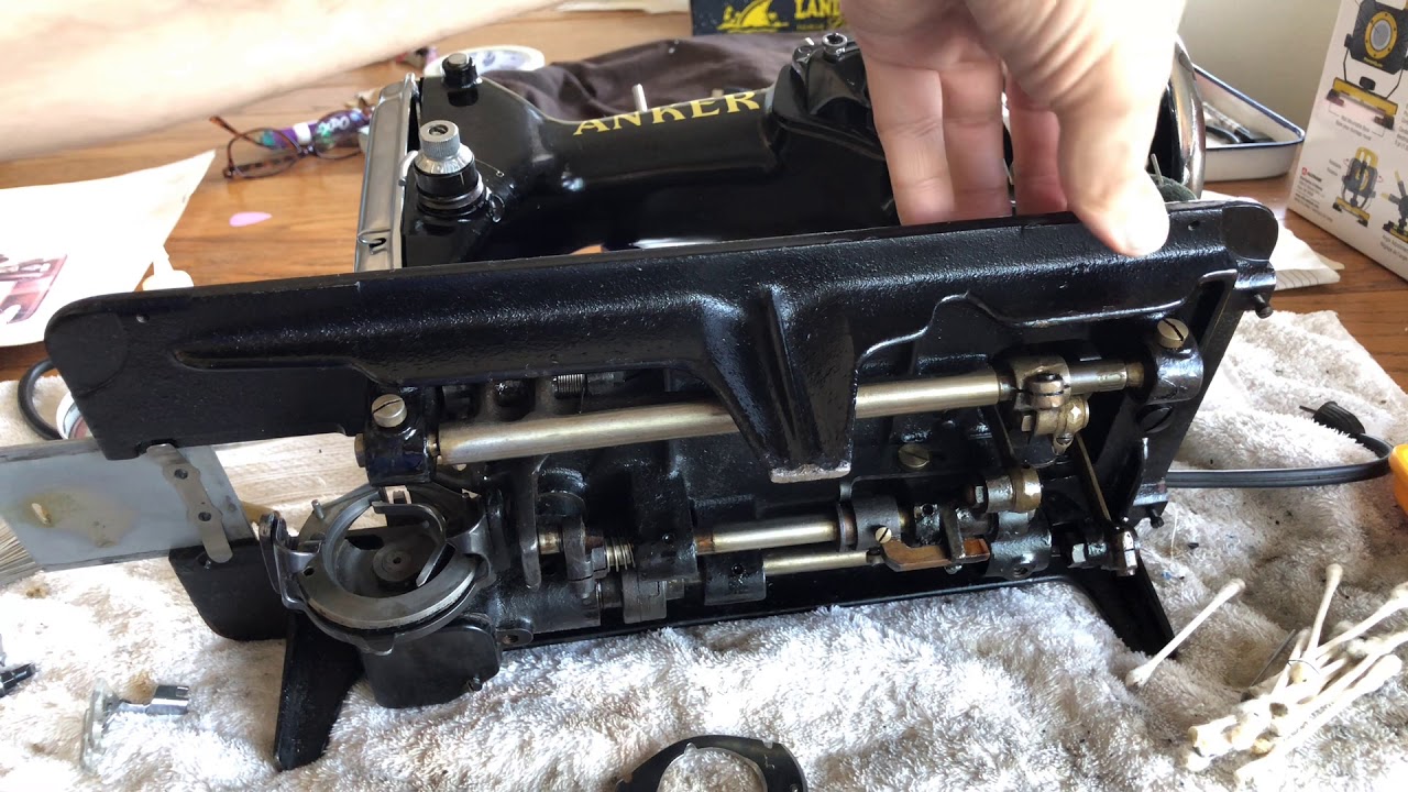 STEP #5: SERVICING A MACHINE I'VE NEVER SEEN BEFORE: Anker RZ: Lubricating Underside & Shuttle/Race