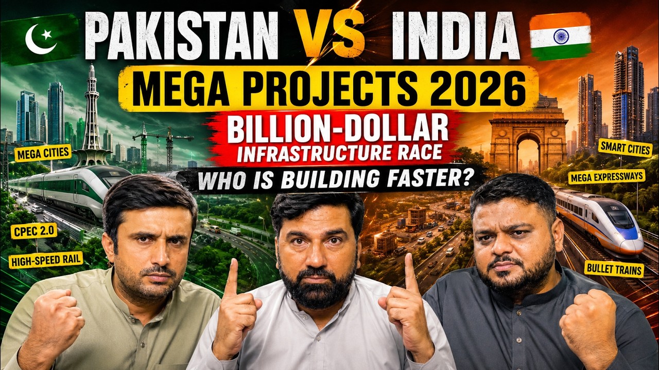 Pakistan vs India Mega Projects 2026 | Billion-Dollar Infrastructure Race | Who Is Building Faster?