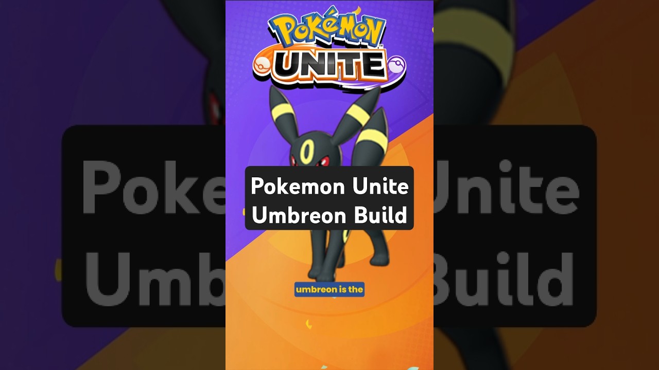 How you can build Umbreon in Pokemon Unite! #pokemon #pokemonunite #pokemonunitebuild #umbreon