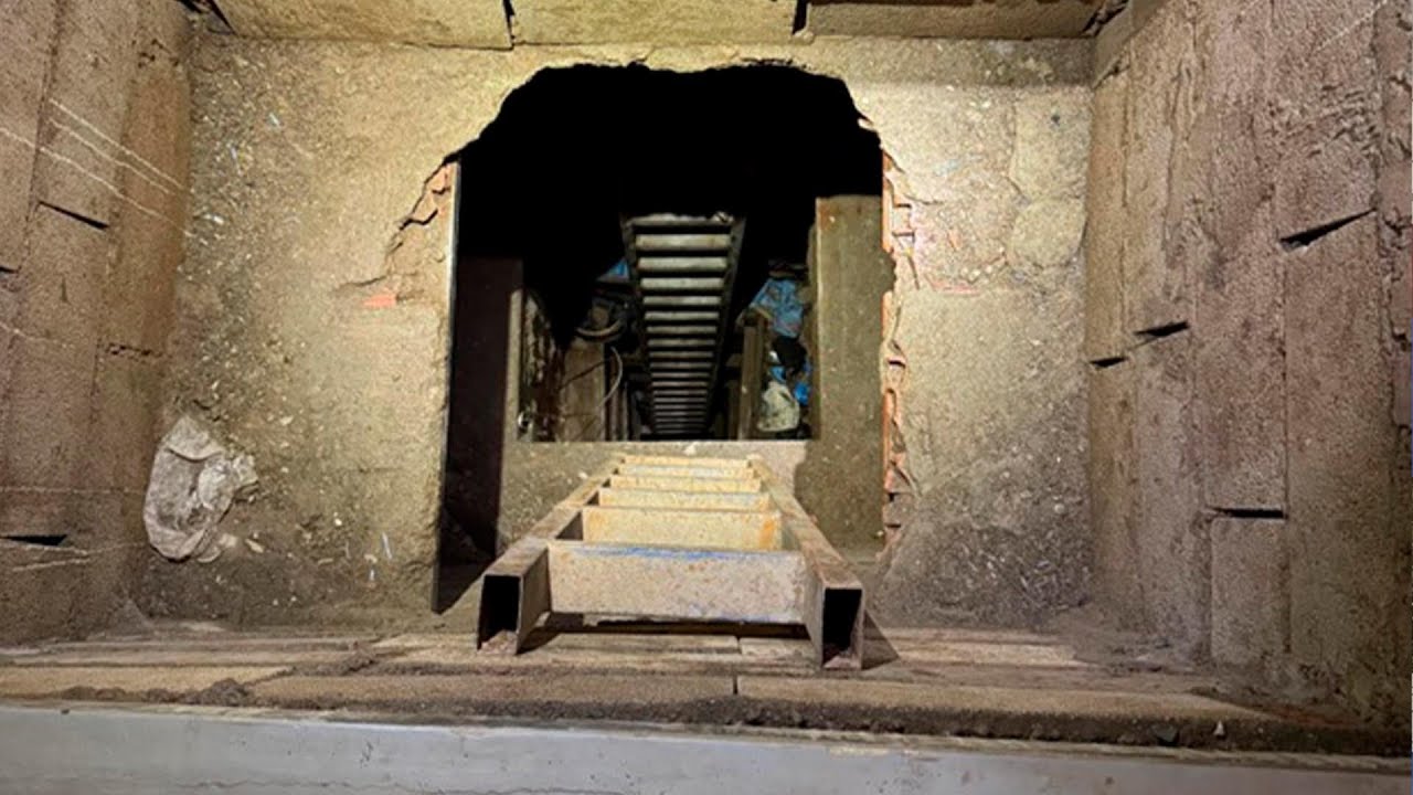 Así era el túnel para pasar droga de Marruecos a Ceuta: obra de especialistas