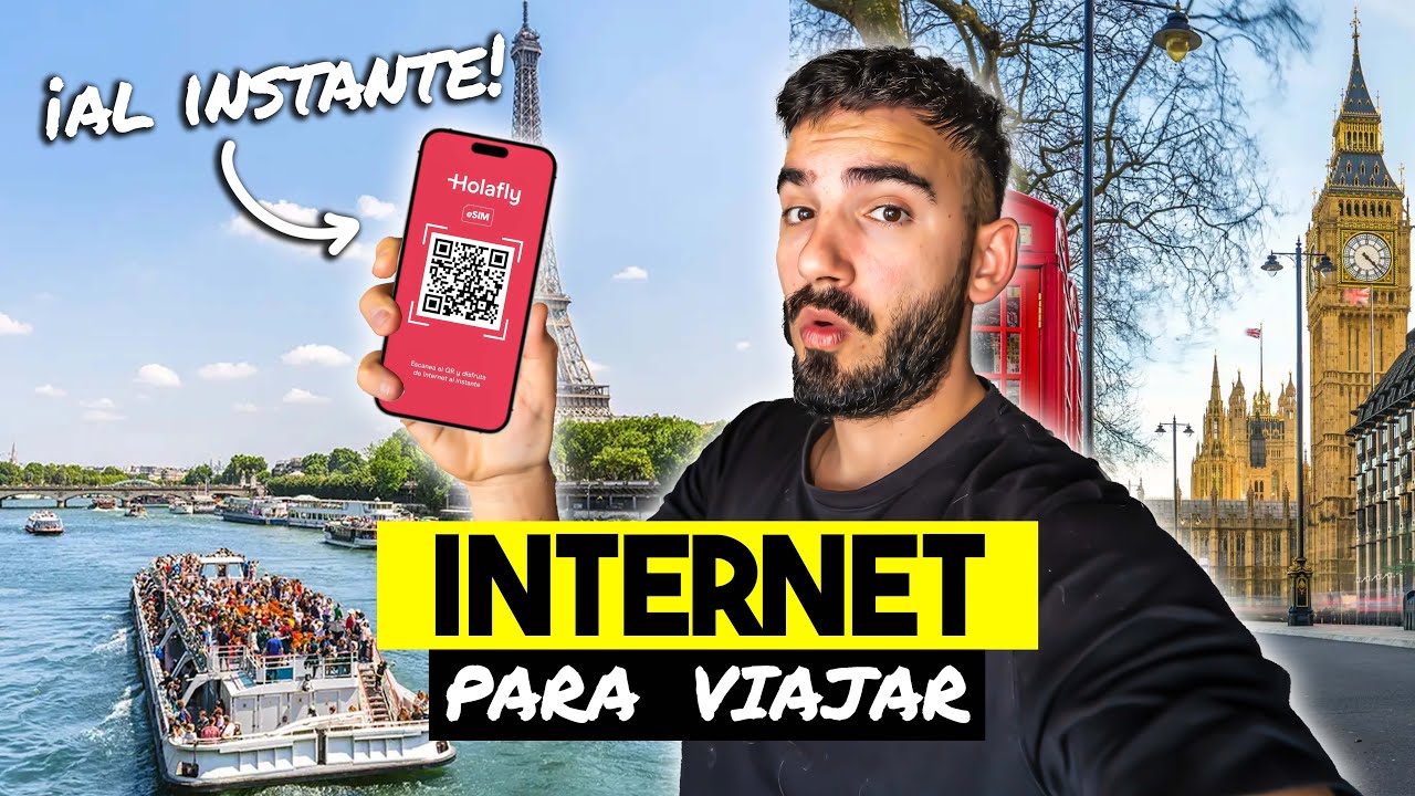 ¿Cómo tener INTERNET ILIMITADO en todo tus VIAJES? Así se Instala la eSIM de Holafly