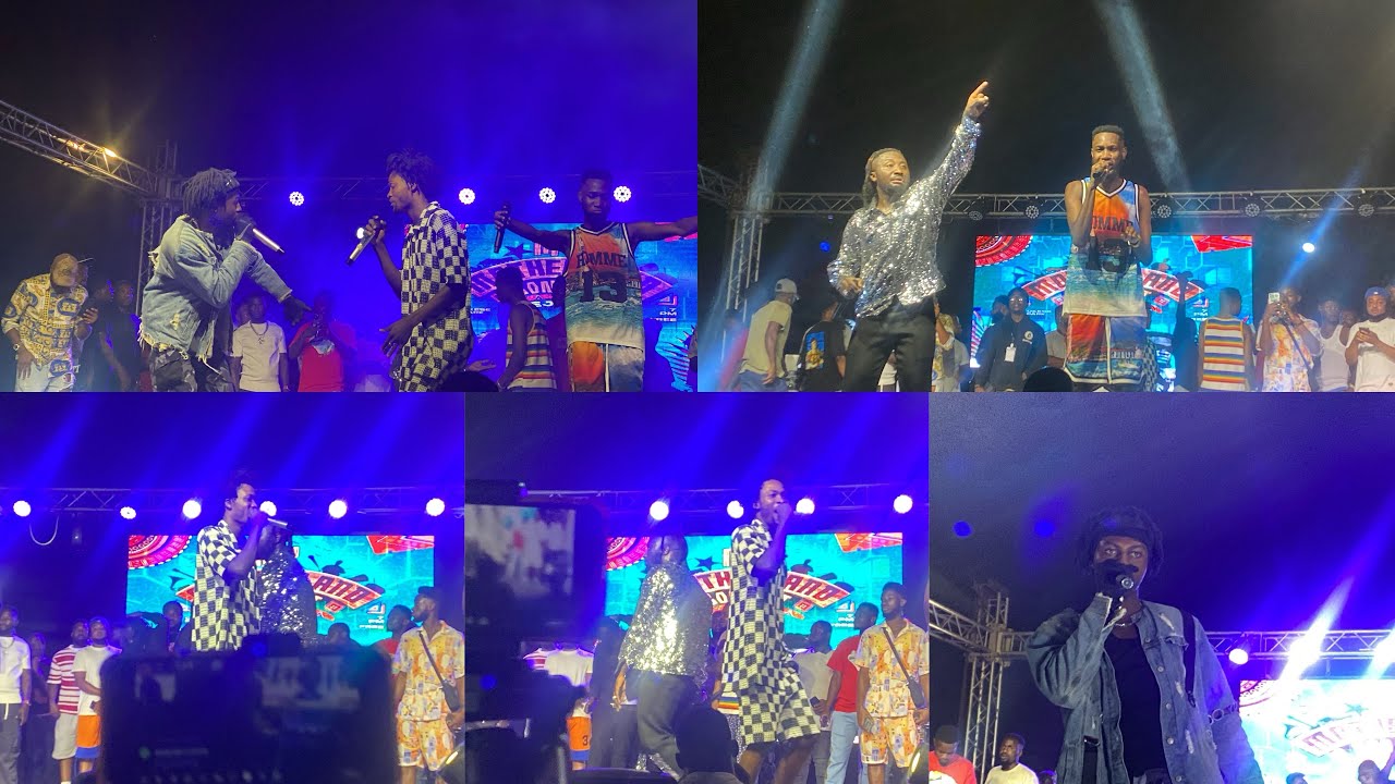 Amerado, Kweku flick, Ypee and Kwame nut performed together during the My Motherland concert