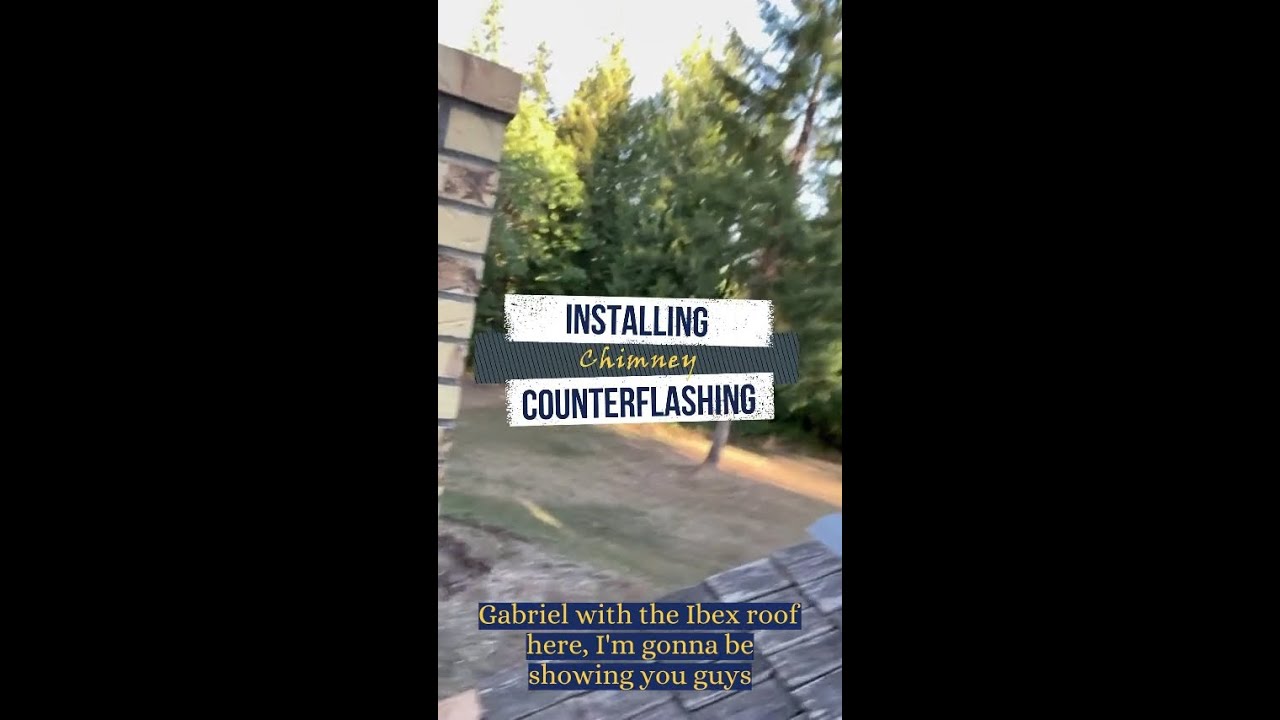 Installing Chimney Counterflashing