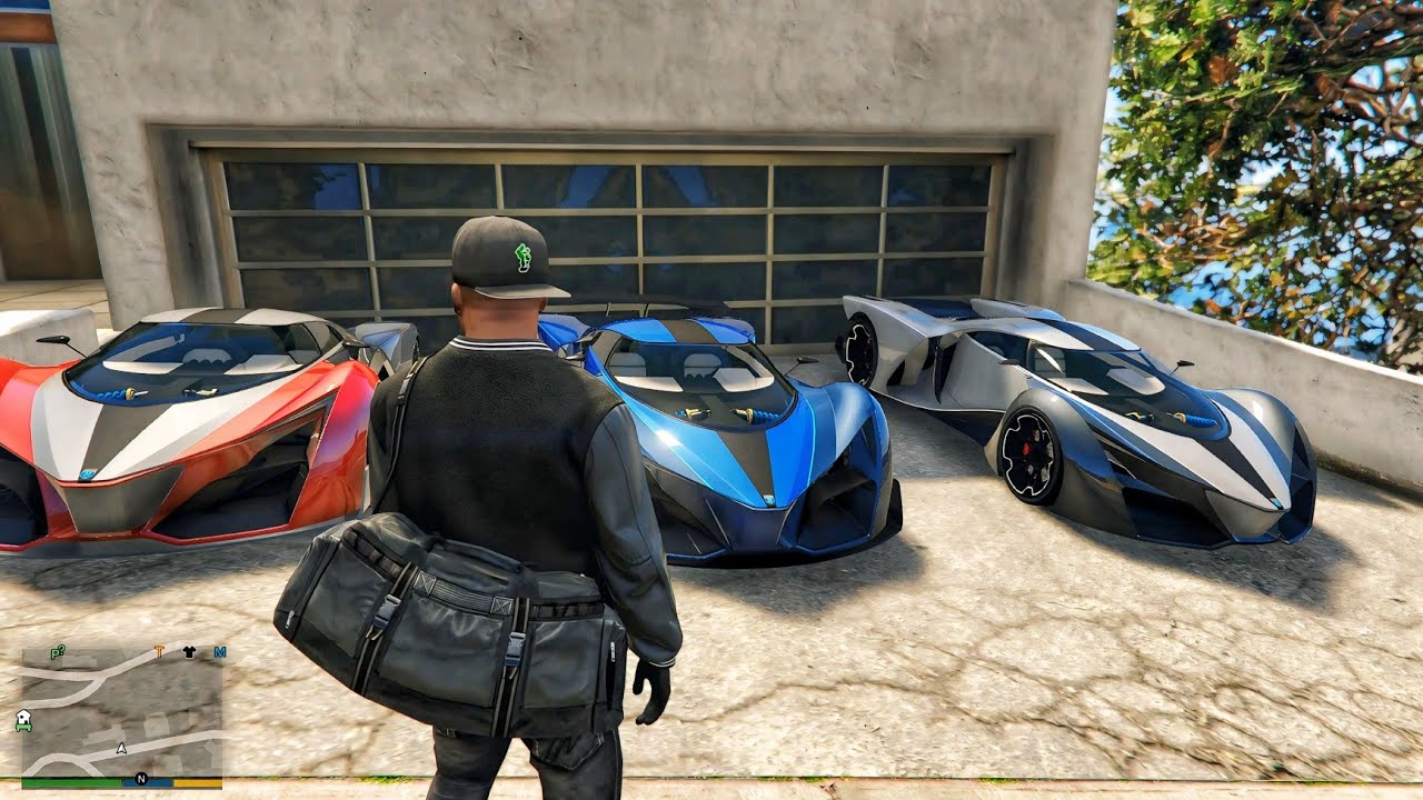 GTA V |  Franklin Came to Steal the Cash… and the Super Luxury Car 
