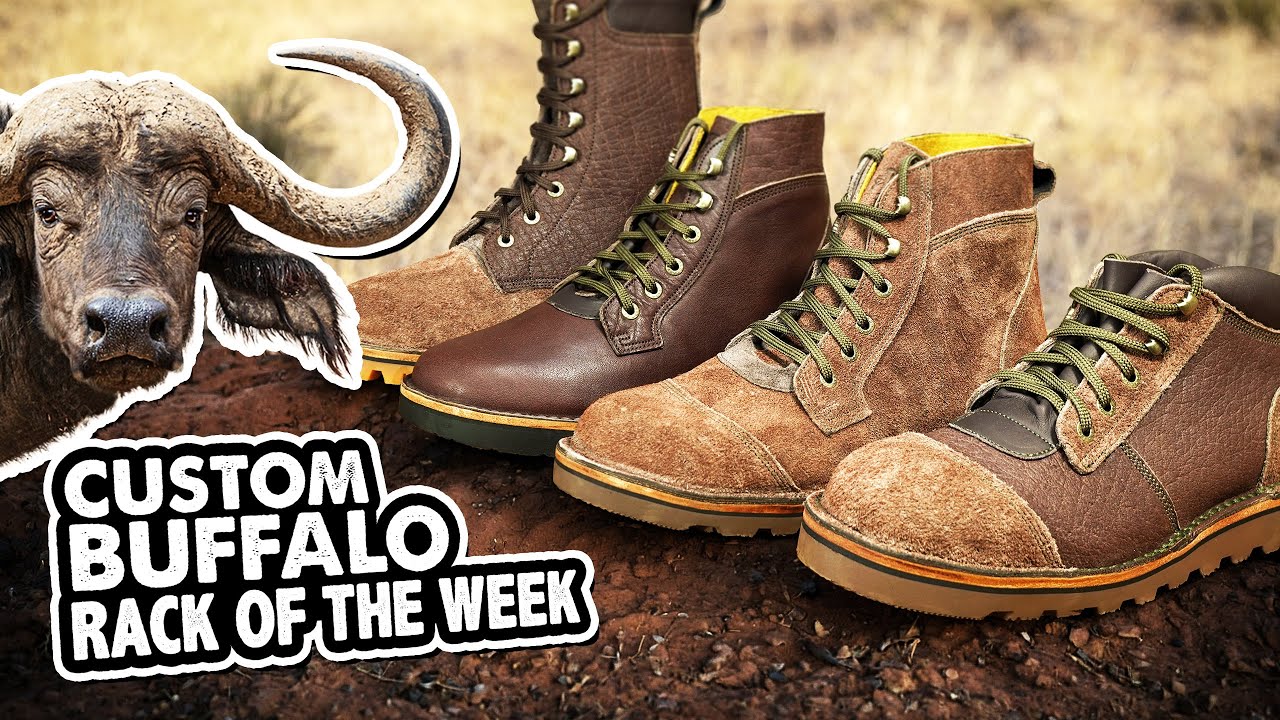 Заказные африканские сапоги из буйволиной кожи! // Заказная стойка недели №12