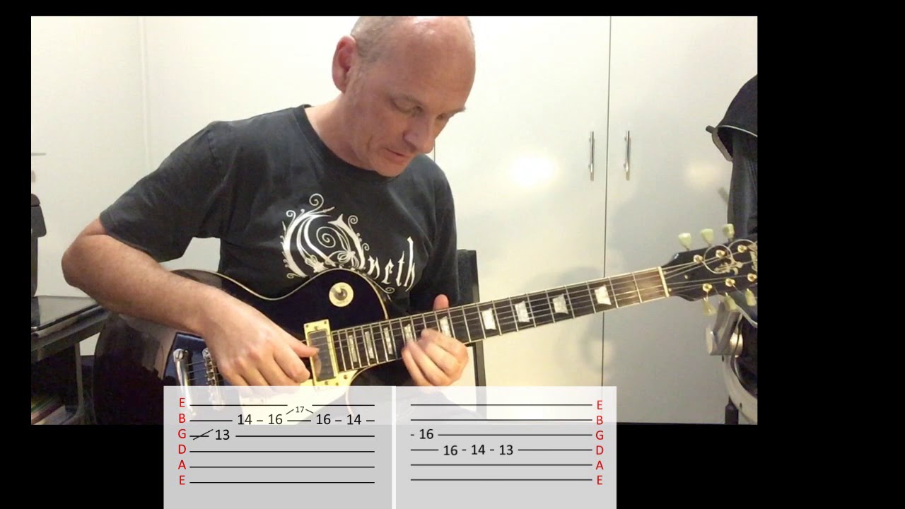 Opeth - For Absent Friends - Guitar Lesson - Eezerian