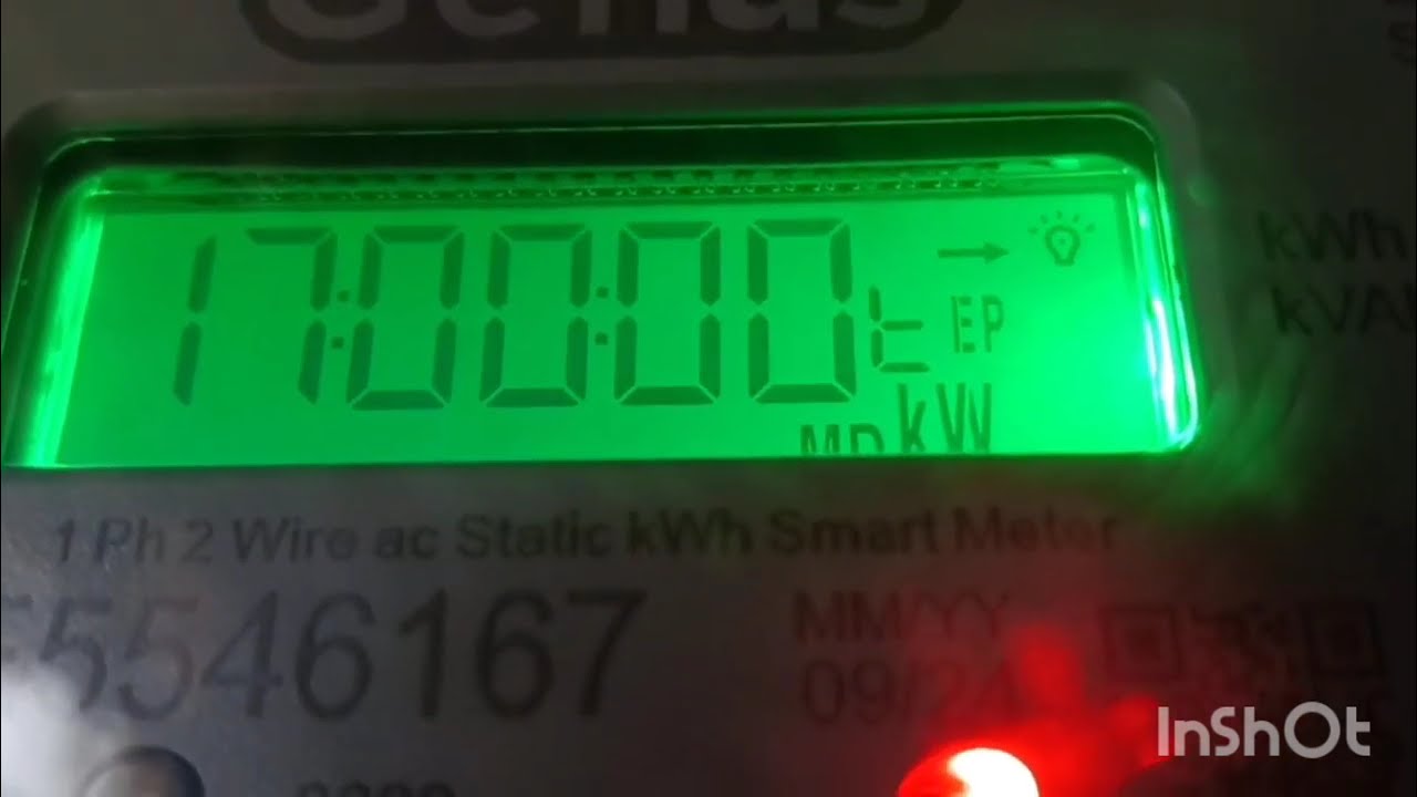 GENUS SMART METRE AND NET METER CONFRIGNATION DONE AND SHOW EP MINS EXPORT SOLAR UNITS